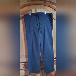 Scrubstar black scrub pants with drawstring waist. Size small.